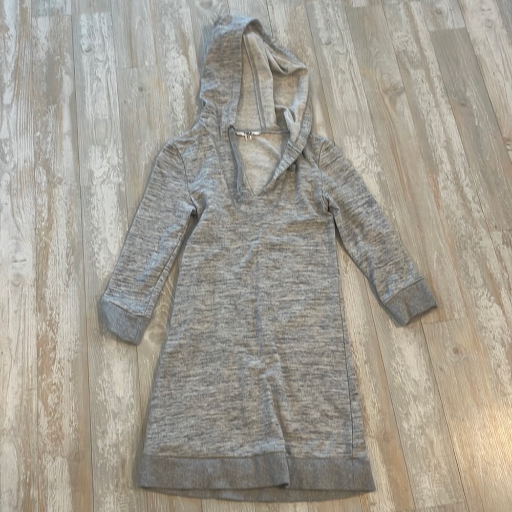 Hooded sweatshirt dress